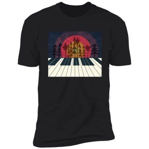 piano sunset (navy) shirt