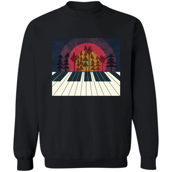 piano sunset (navy) sweatshirt