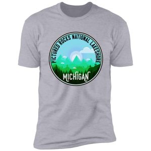 pictured rocks national lakeshore michigan shirt
