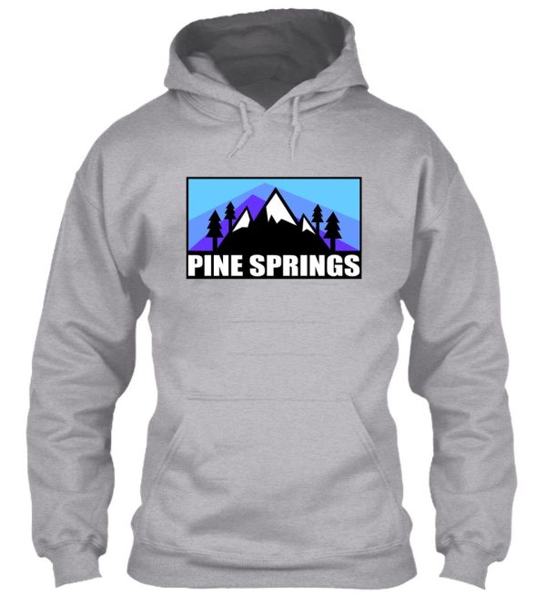 pine springs design hoodie