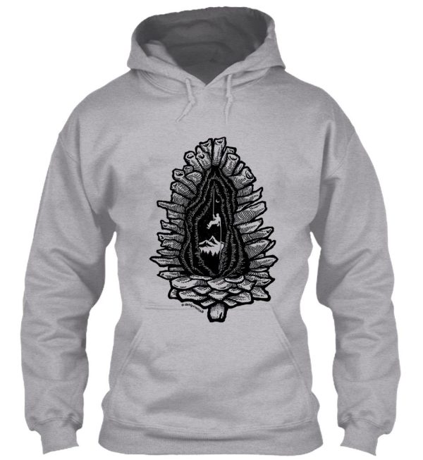 pinecone cave rappelling rock climbing bouldering hoodie