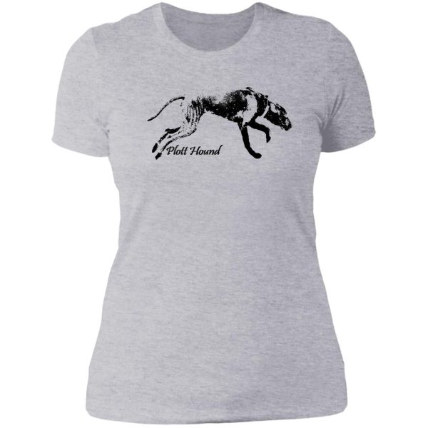 plott hound lady t-shirt