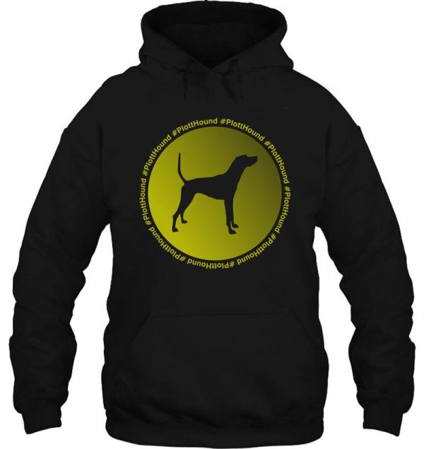 plott hound silhouette hoodie
