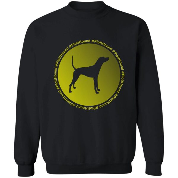 plott hound silhouette sweatshirt