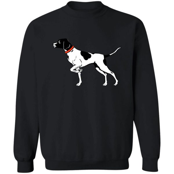 pointer dog graphic english pointer dog pointing bird dog hunting dog sweatshirt