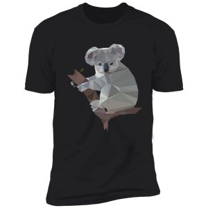 polygonal koala shirt