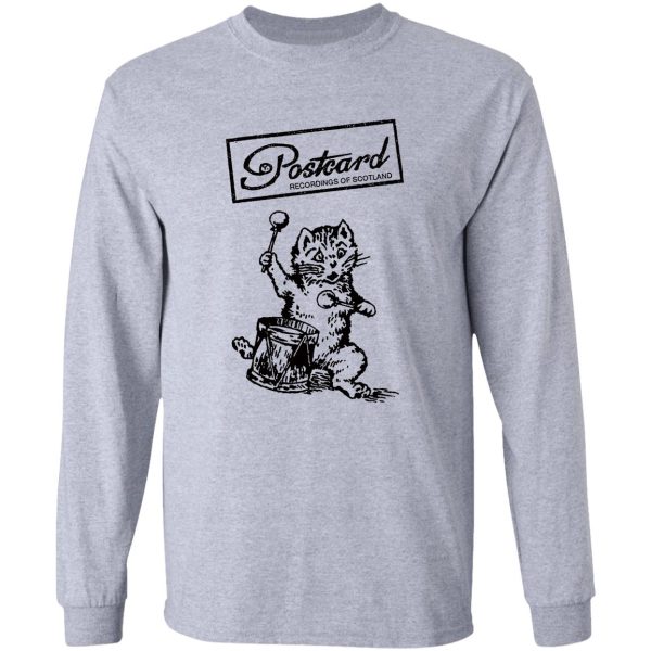 postcard records t shirt long sleeve