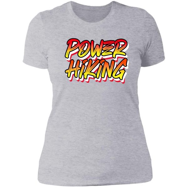 power hiking lady t-shirt