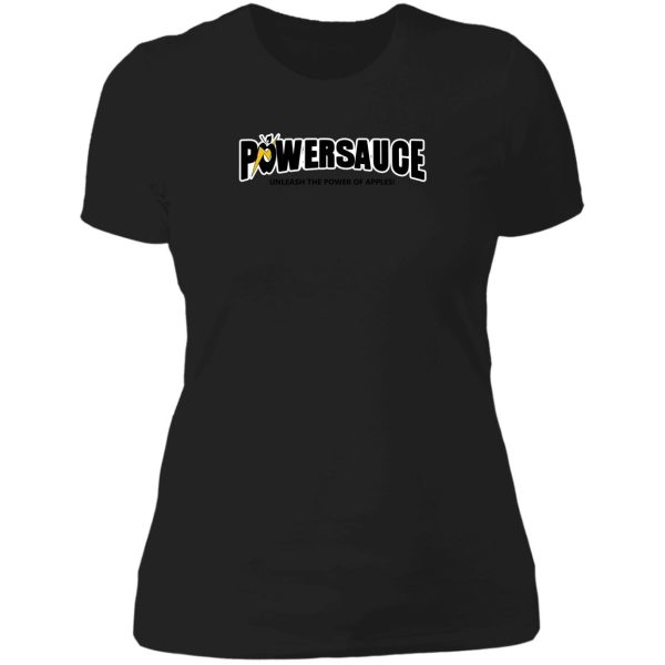 powersauce lady t-shirt