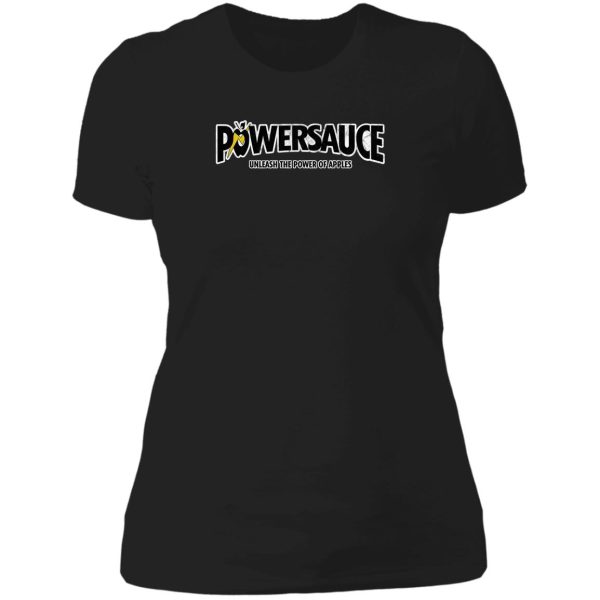 powersauce logo lady t-shirt
