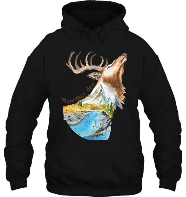 preserve mountain deer hoodie