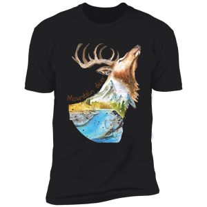 preserve mountain deer shirt