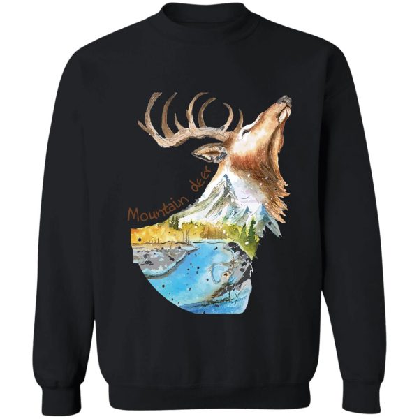 preserve mountain deer sweatshirt