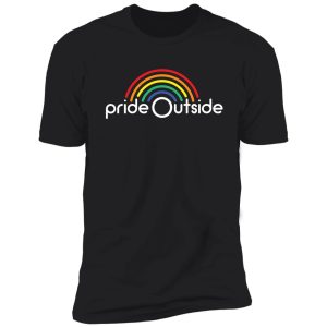 pride outside - outdoor adventures ahoy! shirt
