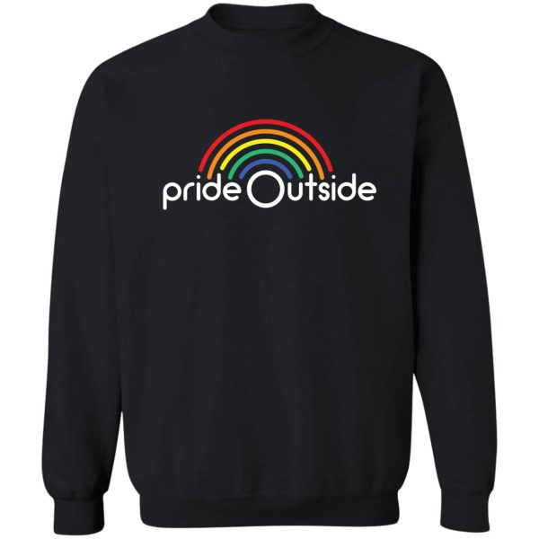 pride outside - outdoor adventures ahoy! sweatshirt