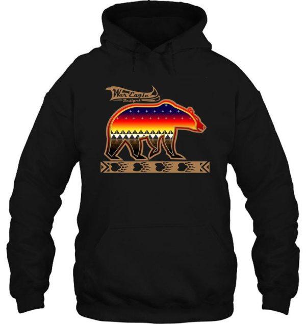 protecting the people brown bear hoodie