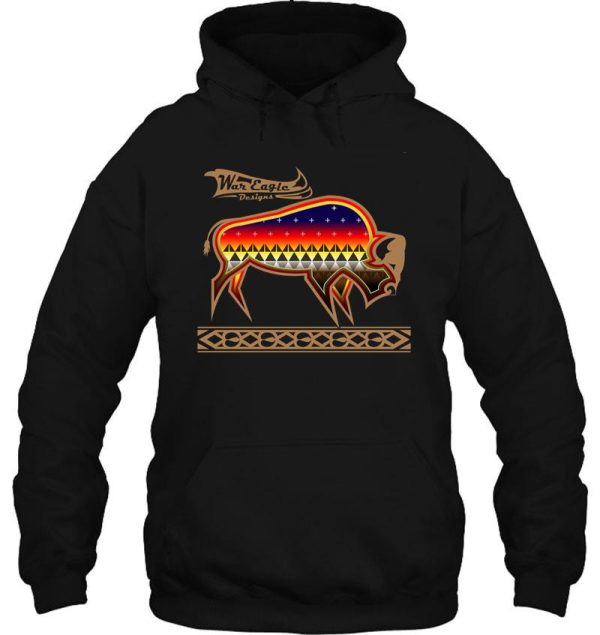 protecting the people brown buffalo hoodie