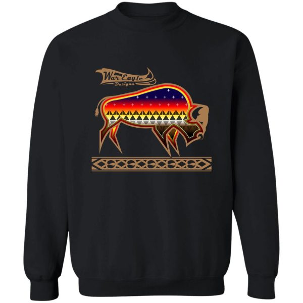 protecting the people brown buffalo sweatshirt