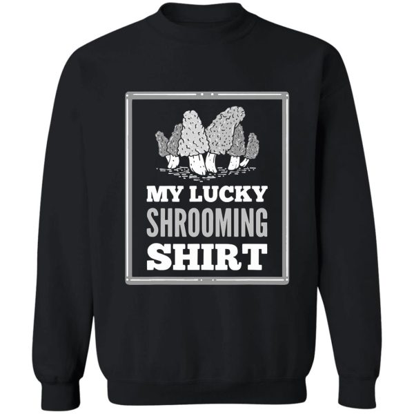 psychedelic magical mushroom hunter sweatshirt