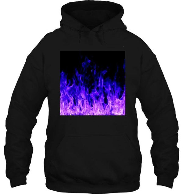purple fire flames hoodie