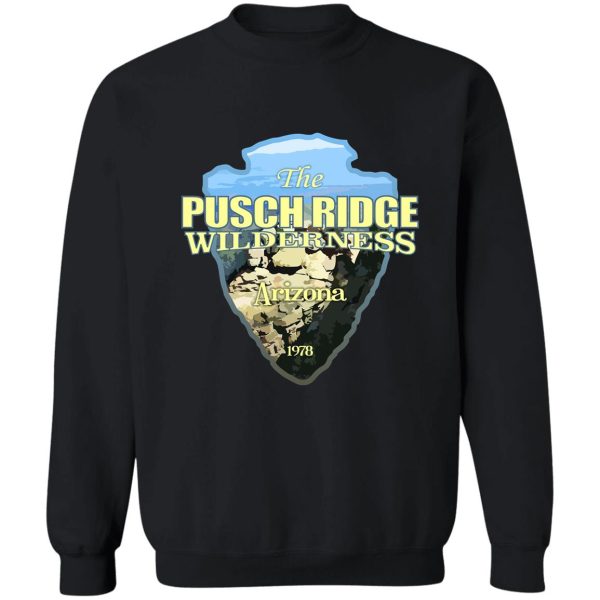 pusch ridge wilderness (arrowhead) sweatshirt