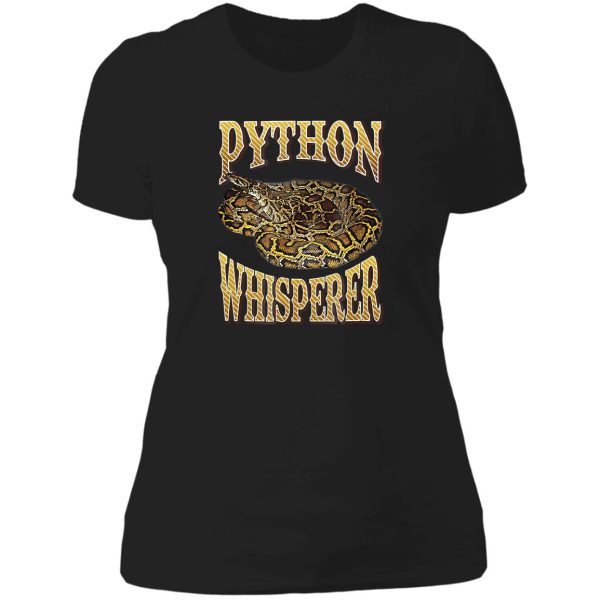 python hunting fl everglades funny lady t-shirt