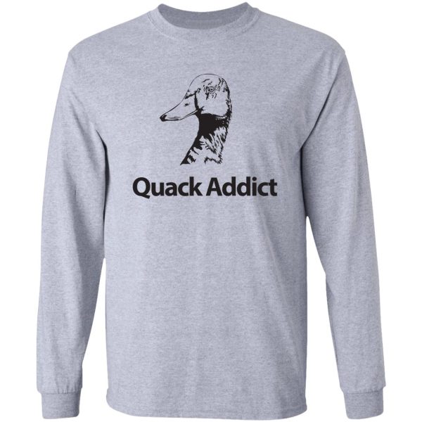 quack addict duck hunt long sleeve