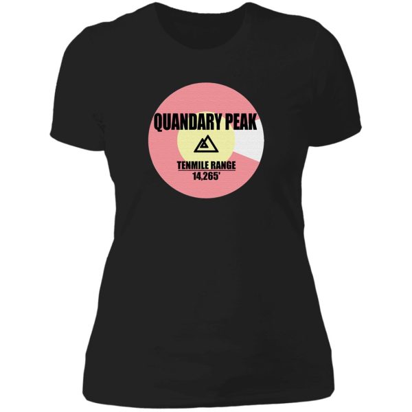 quandary peak lady t-shirt