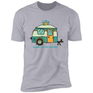 queen of the camper cute graphics shirt