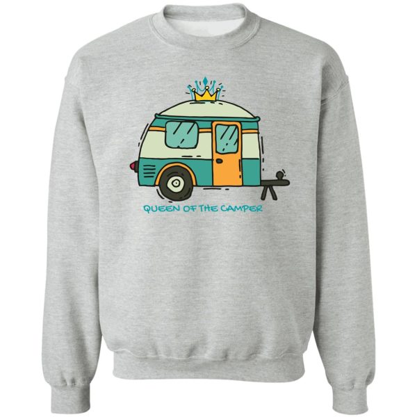 queen of the camper cute graphics sweatshirt