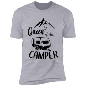 queen of the camper, funny camping, for camper, shirt
