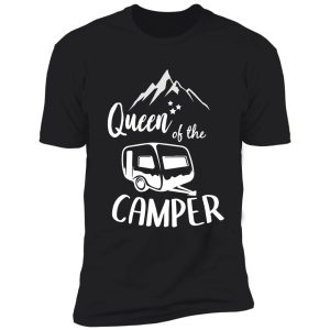 queen of the camper, funny camping, for camper, shirt