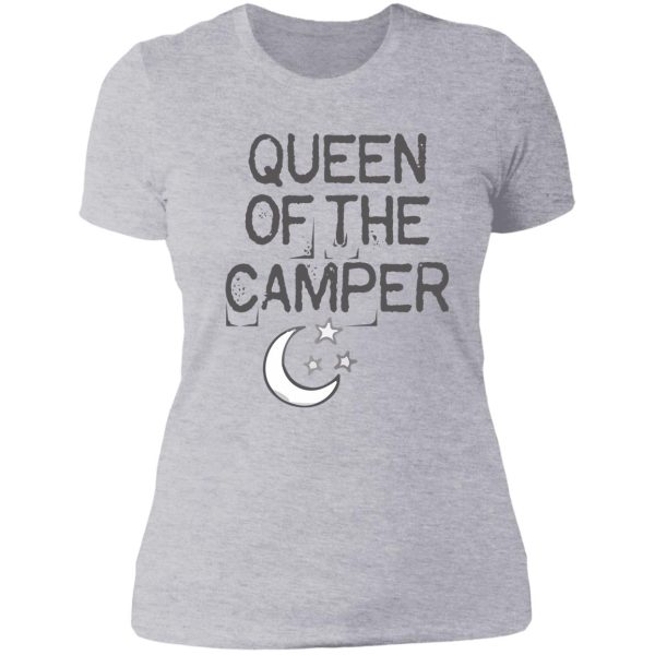 queen of the camper lady t-shirt