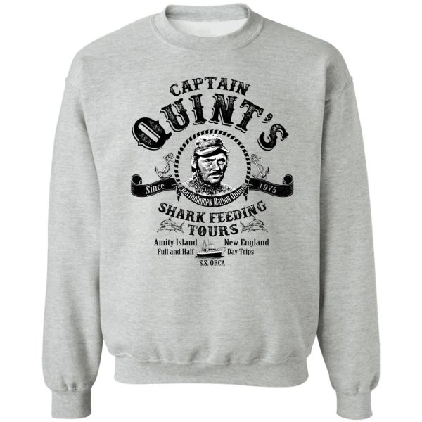 quints shark feeding tours sweatshirt