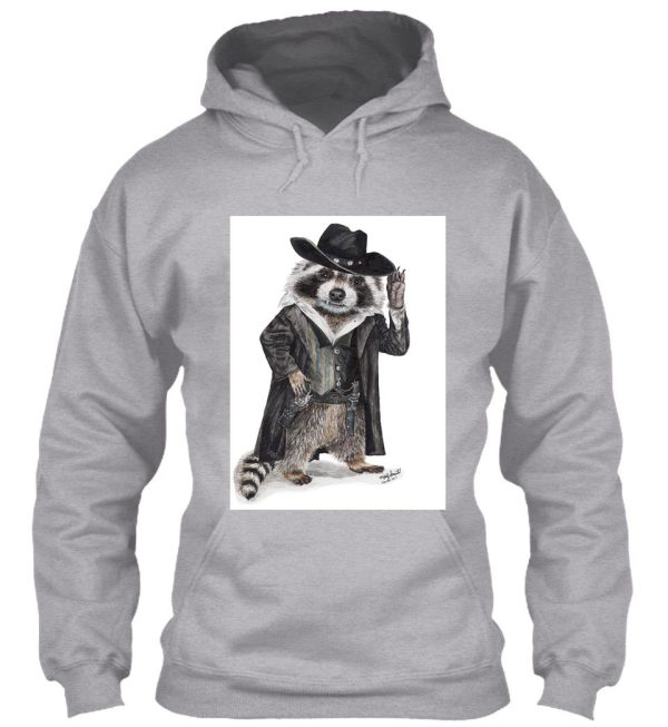 raccoon bandit hoodie