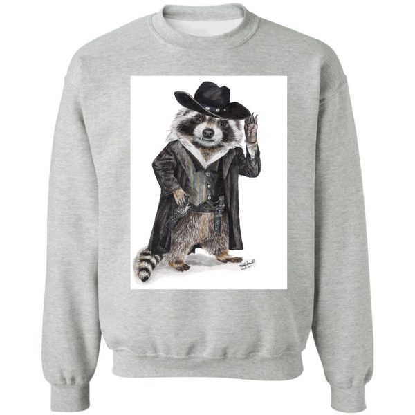 raccoon bandit sweatshirt
