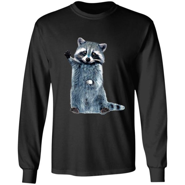 raccoon cute girls raccoon shirt ladies raccoon shirt trash panda long sleeve