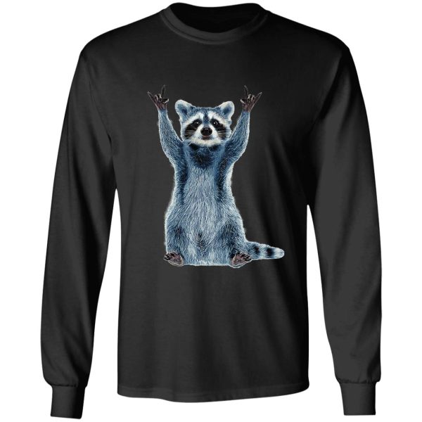 raccoon shirt-cool nature raccoon tee cute raccoon classic long sleeve
