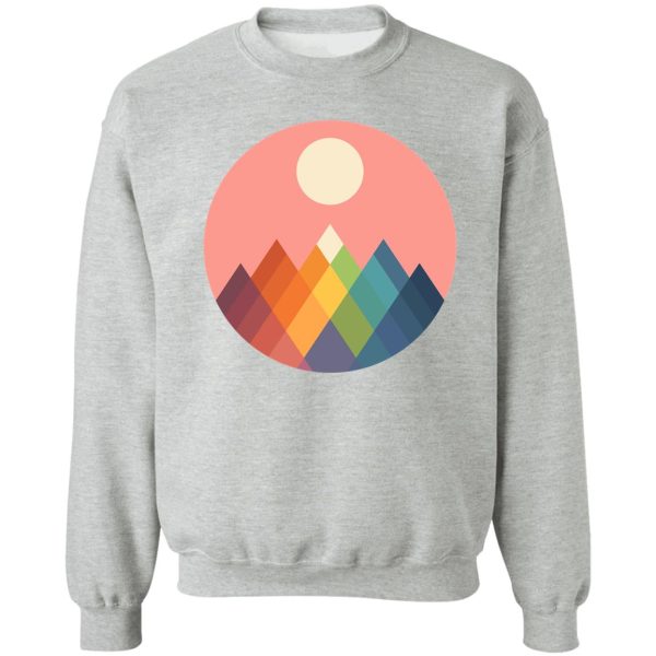 rainbow peak sweatshirt