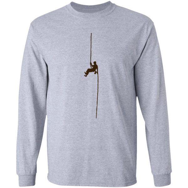 rappeling rock climbing long sleeve