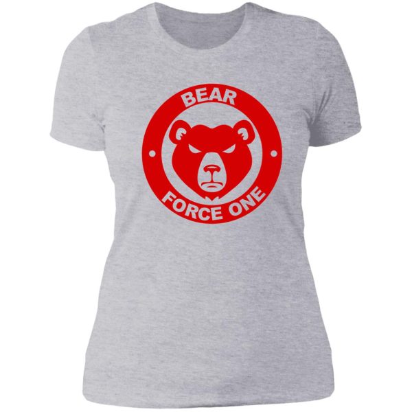 red bear force one logo lady t-shirt