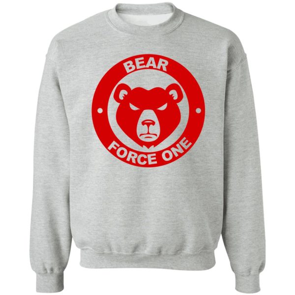 red bear force one logo sweatshirt