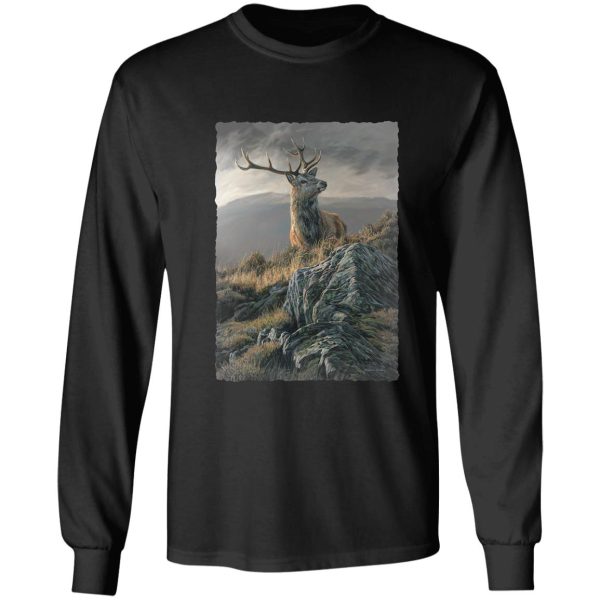 red deer stag royal monarch of the glen long sleeve