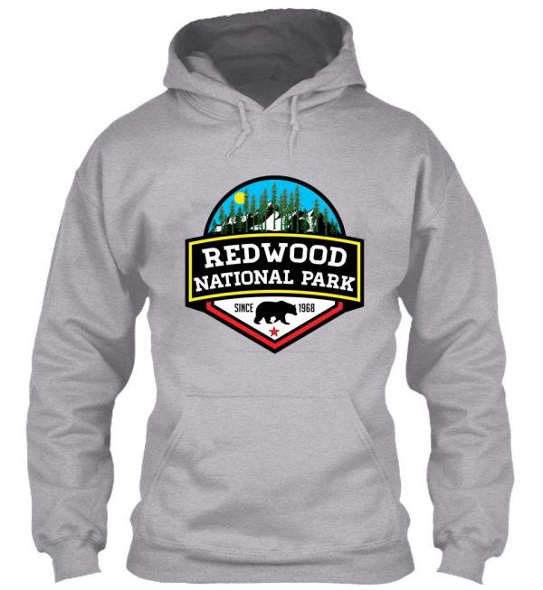 redwood national park california redwoods mountains hike hiking camp camping hoodie