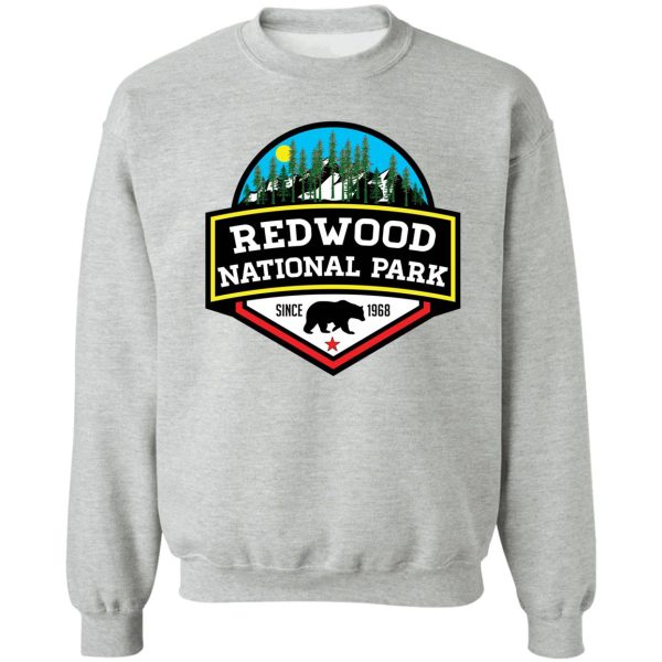 redwood national park california redwoods mountains hike hiking camp camping sweatshirt