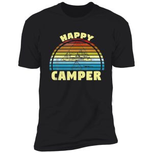 retro camping camper campfire adventure outdoor camper funny mountain shirt