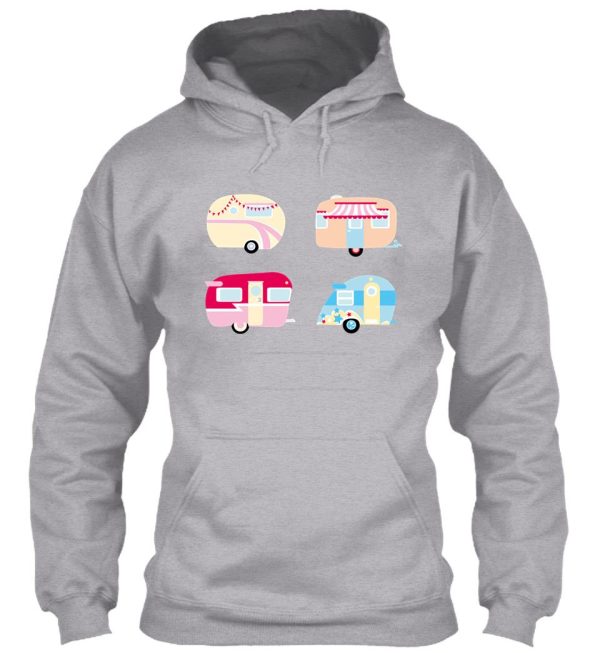 retro caravan campers hoodie