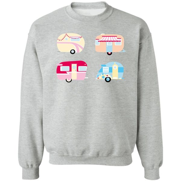 retro caravan campers sweatshirt