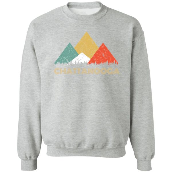 retro city of chattanooga mountain shirt sweatshirt