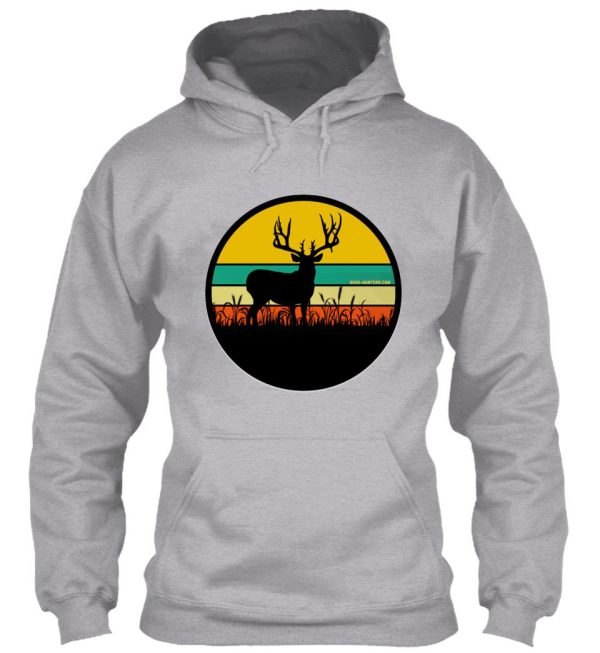 retro deer shed hunters hoodie